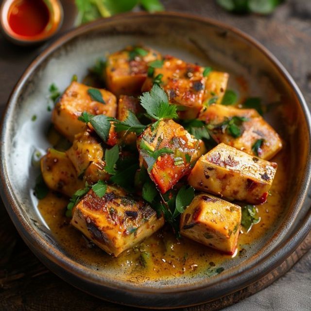 Chilly paneer Dry