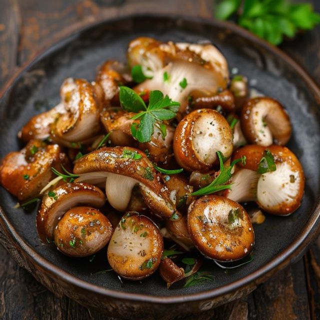 Mushroom Chilly Dry