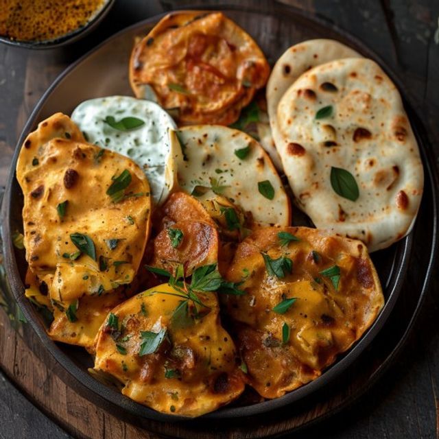 Paneer Bhurji With 2Roti/ 1 Lachha/ 1Naan